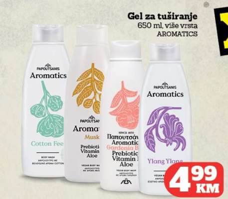 Gel za tuširanje AROMATICS