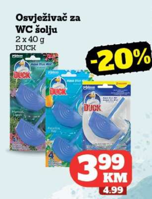 Osveživač za WC šolju DUCK