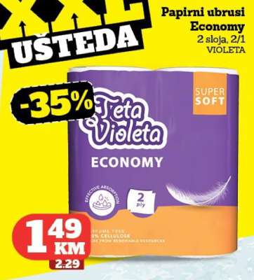 Papirni ubrusi Economy