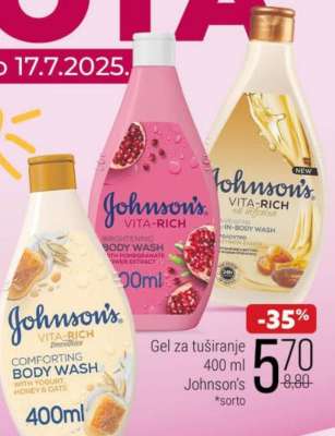 Johnson's Gel za tuširanje