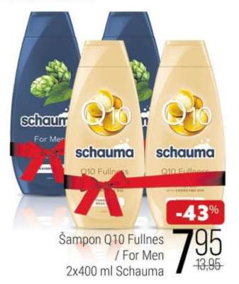 Šampon Q10 Fullnes / For Men