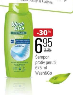 Šampon protiv peruti 675 ml Wash&Go