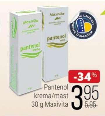 Pantenol krema/mast