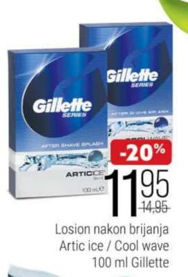 Gillette losion nakon brijanja