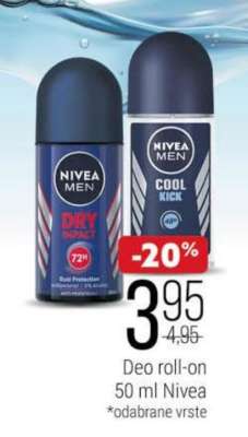 Deo roll-on 50 ml, Nivea