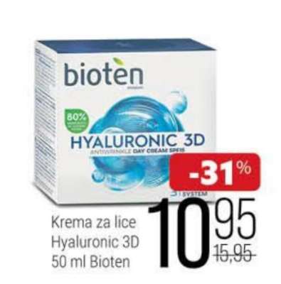Krema za lice Hyaluronic 3D 50 ml Bioten