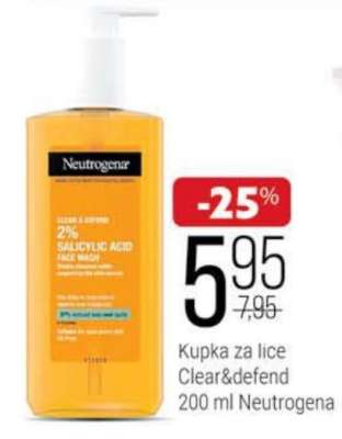 Kupka za lice Clear&defend 200 ml Neutrogena