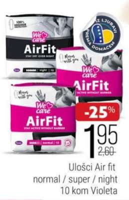 Ulošci Air fit