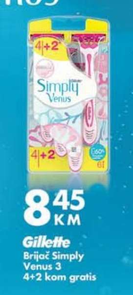 Gillette Brijač Simply Venus 3