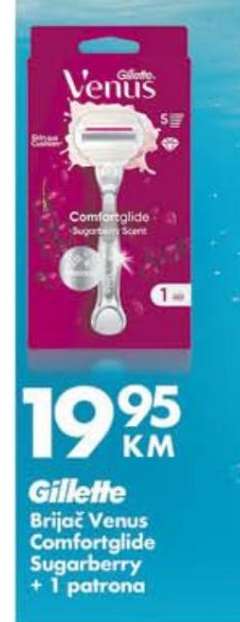 Gillette Brijač Venus Comfortglide Sugarberry + 1 patrona