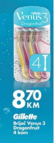Gillette Brijač Venus 3 Dragonfruit 4 kom