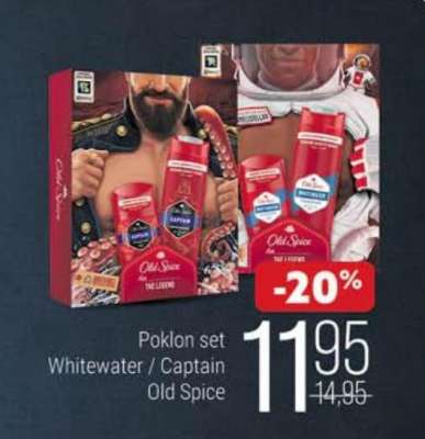 Poklon set Whitewater / Captain Old Spice