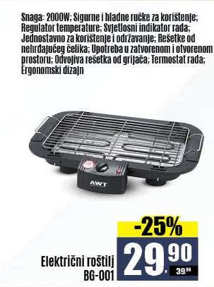 Električni roštilj BG-001