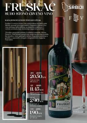 FRUŠKAĆ SUHO STONO CRVENO VINO