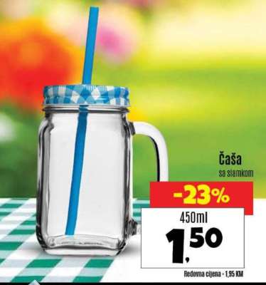 Čaša sa slamkom