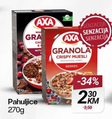 AXA GRANOLA CRISPY MUESLI