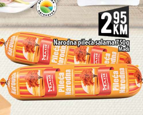 Narodna pileća salama 750g