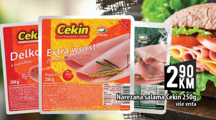 Narezana salama Cekin 250g