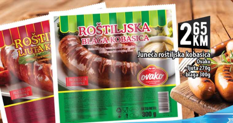 Juneća roštiljska kobasica