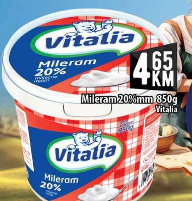 Vitalia Mileram 20% 850g