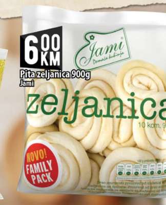 Pita zeljanica 900g