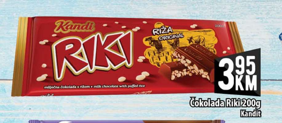 Čokolada Riki 200g