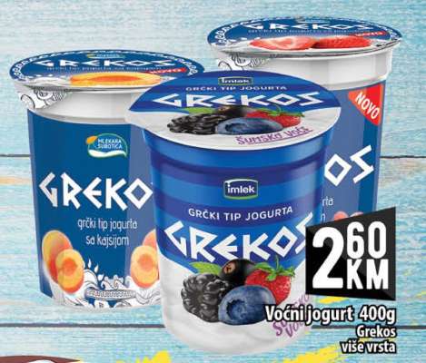 Voćni jogurt Grekos