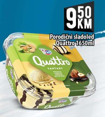 Porodični sladoled Quattro