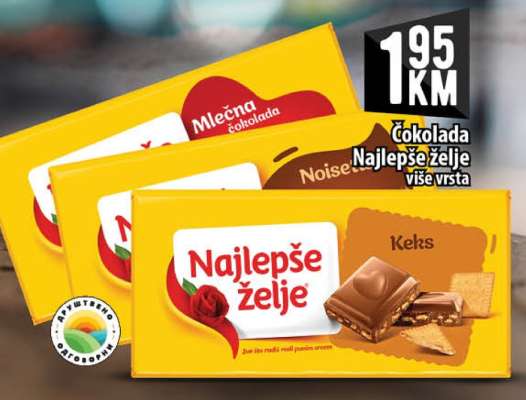 Čokolada Najlepše želje
