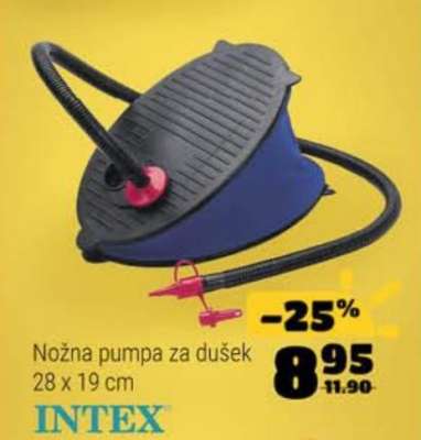 Nožna pumpa za dušek