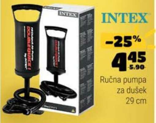 INTEX Ručna pumpa za dušek