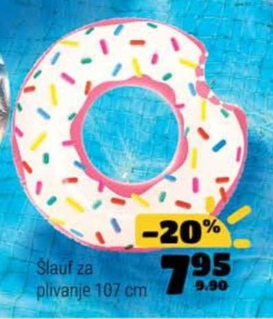 Šlauf za plivanje 107 cm