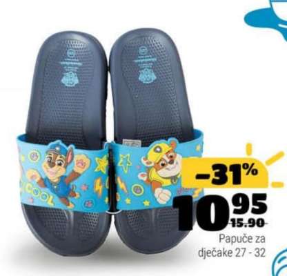 Papuče za dječake 27 - 32