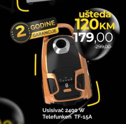 Usisivač 2400 W Telefunken TF-15A