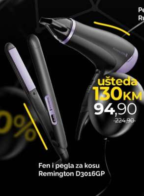 Fen i pegla za kosu Remington D3016GP