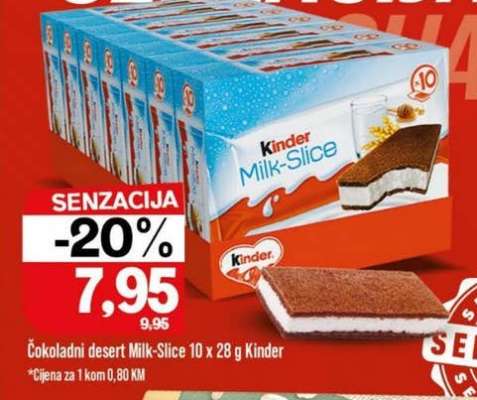 Kinder Milk-Slice
