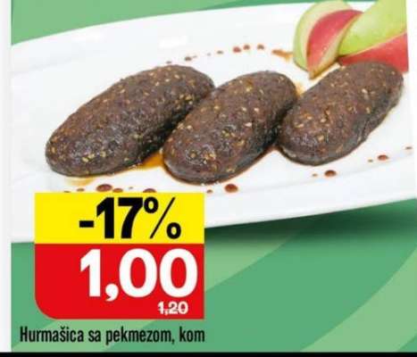 Hurmašica sa pekmezom, kom