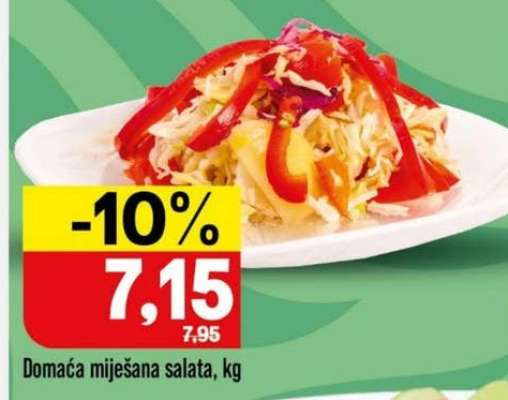 Domaća miješana salata, kg