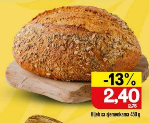 Hljeb sa sjemenkama 450 g