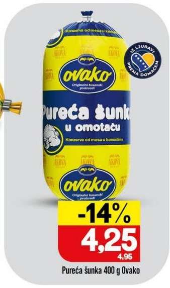 Pureća šunka 400 g Ovako