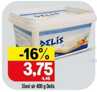 Slani sir 400 g, Delis