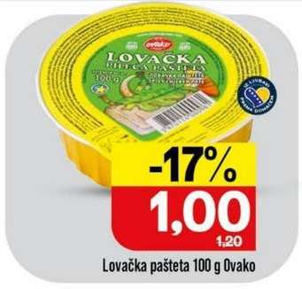 Lovačka pašteta 100 g, Ovako