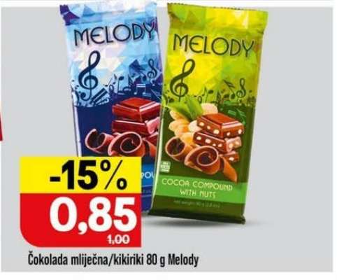 Čokolada mliječna/kikiriki