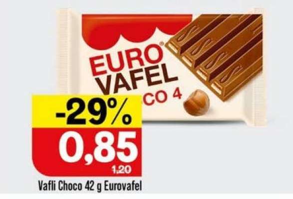 Vafli Choco 42 g Eurovafel