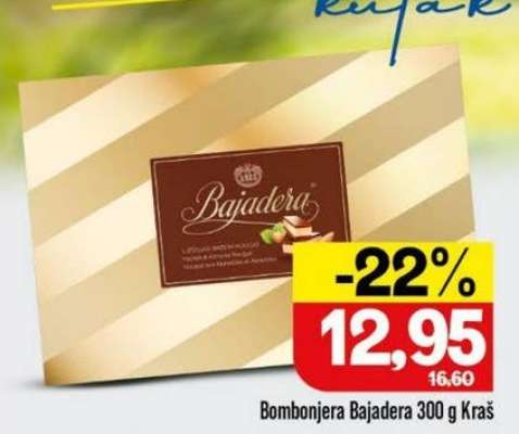 Bombonjera Bajadera 300 g, Kraš