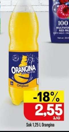 Sok 1,25 L Orangina