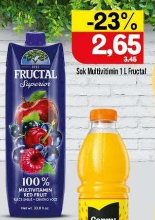 Sok Multivitimin 1 L Fructal