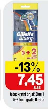 Jednokratni brijač Blue II