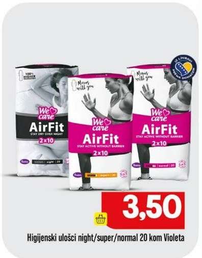Higijenski ulošci night/super/normal 20 kom Violeta
