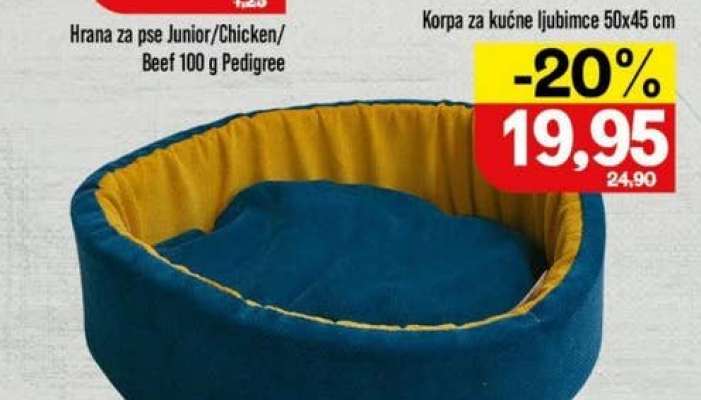 Korpa za kućne ljubimce 50x45 cm